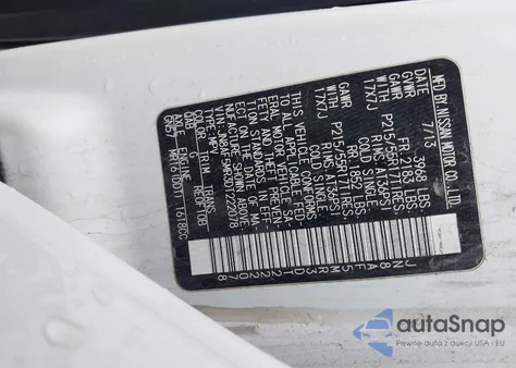 2013 Nissan Juke S z USA, uszkodzony, nr VIN JN8AF5MR3DT222078